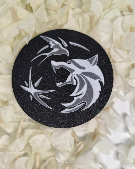 Dessous de verre " Sorceleur "⚔️🐺