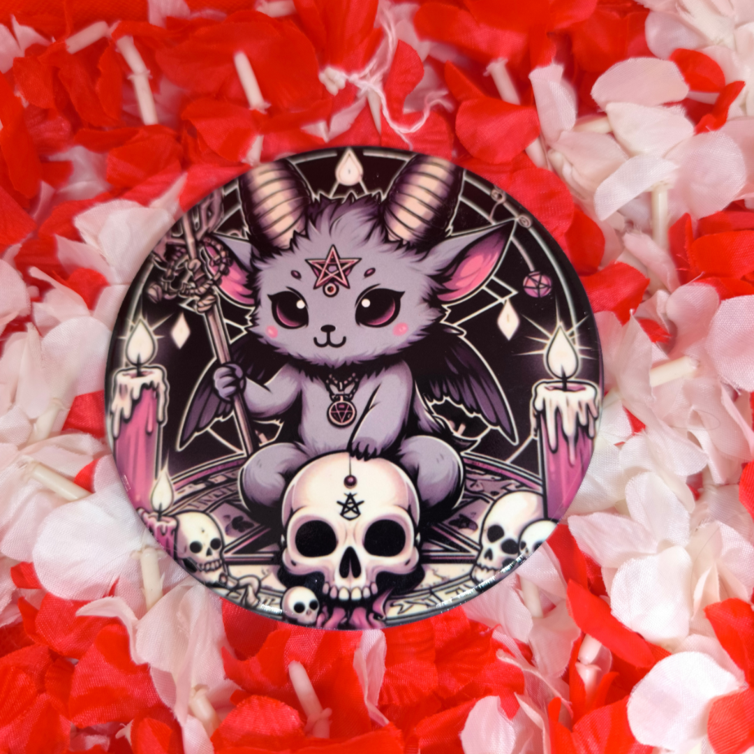 Dessous de verre " Mini baphomet "😈