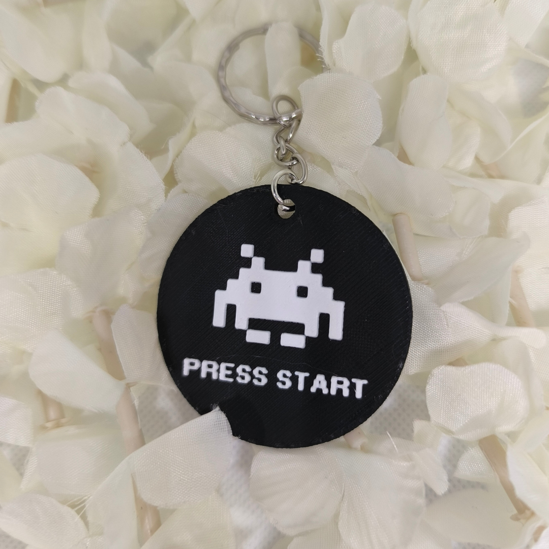 Porte-clés "Press Start " 👾