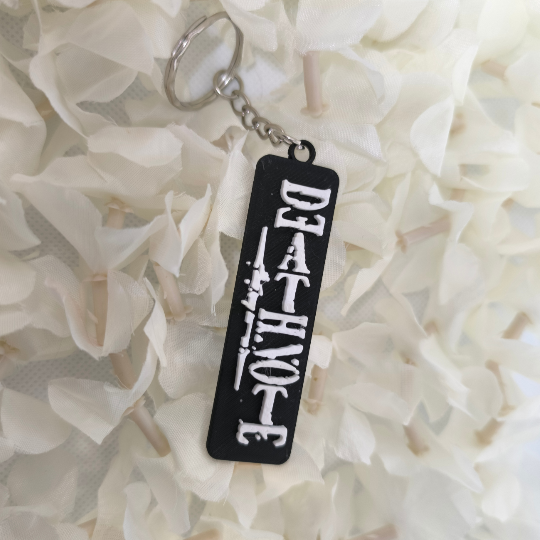 Porte-clés " Cahier de la mort " 📕☠️