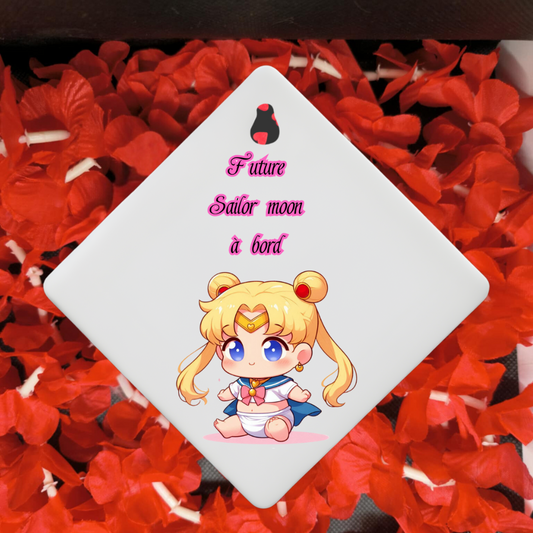 Bébé à bord " Guerrières de la lune " 🗡️🌙