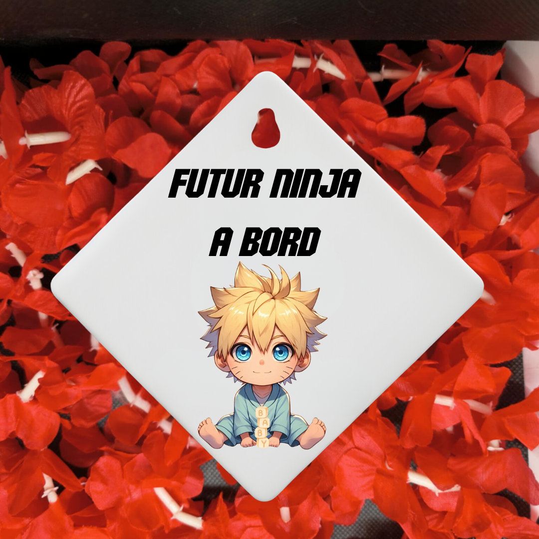 Bébé à bord " Ninjas du village caché "🍥