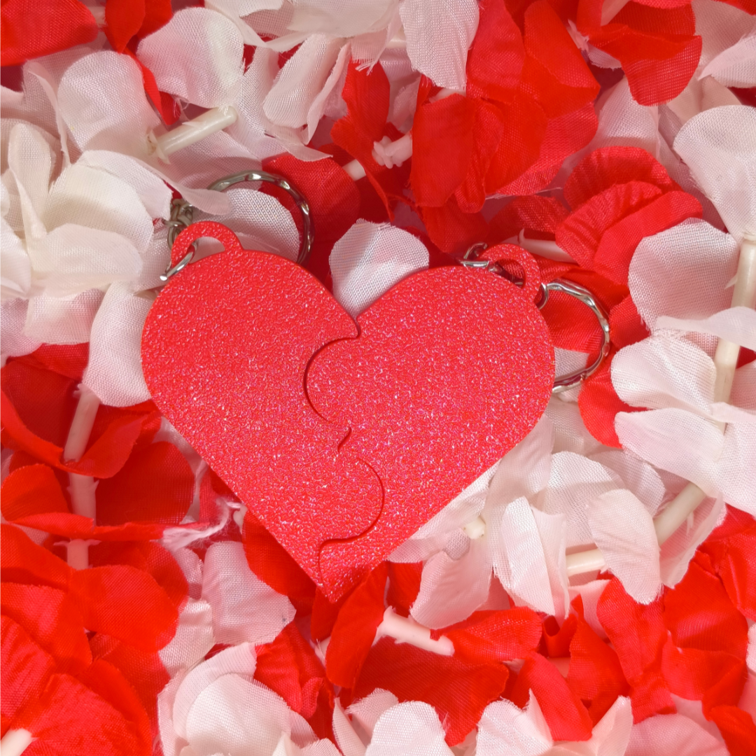 Porte-clés " Coeur séparables "