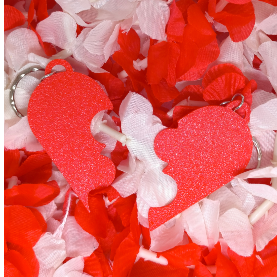 Porte-clés " Coeur séparables "
