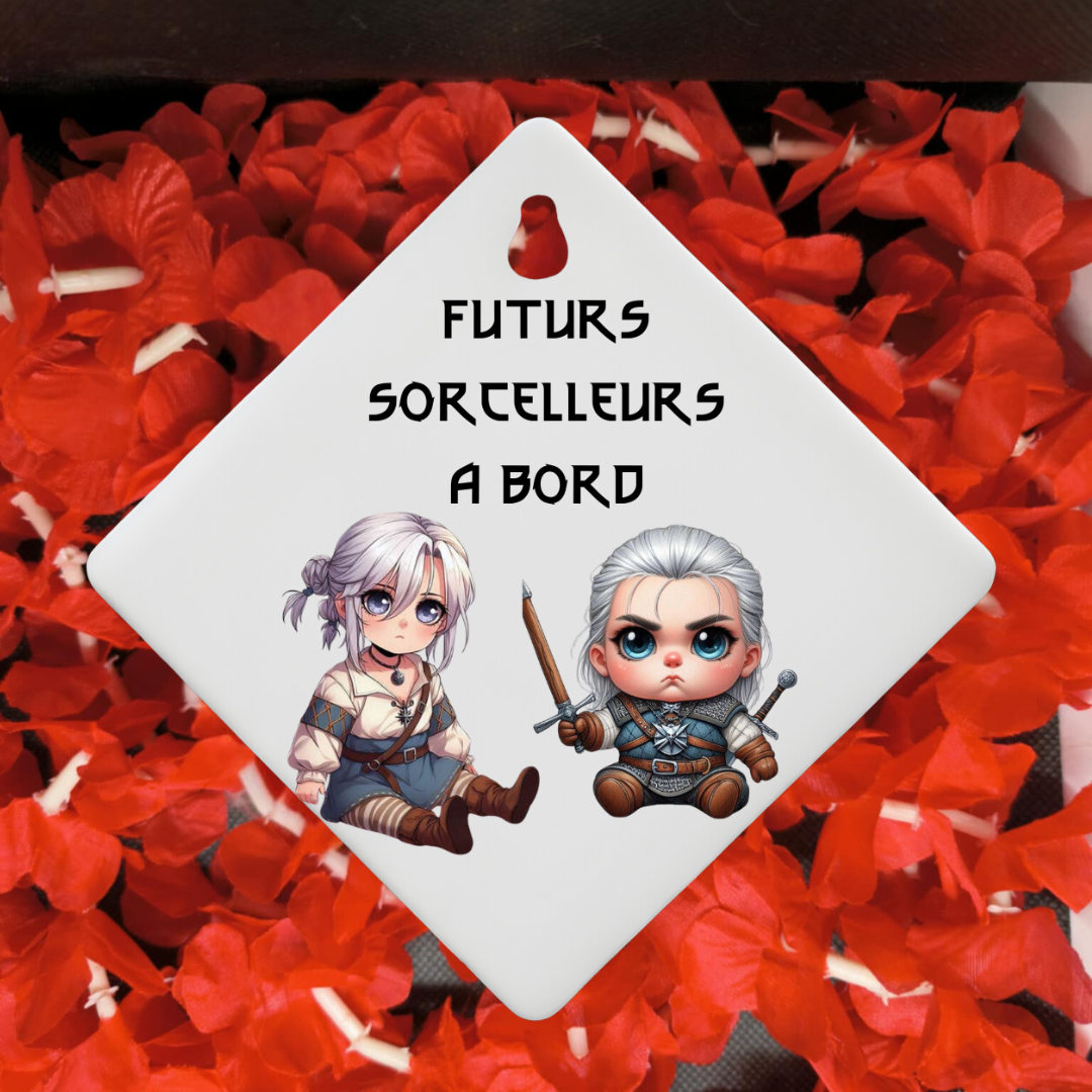 Bébé à bord " Sorceleur " 🗡️🐺
