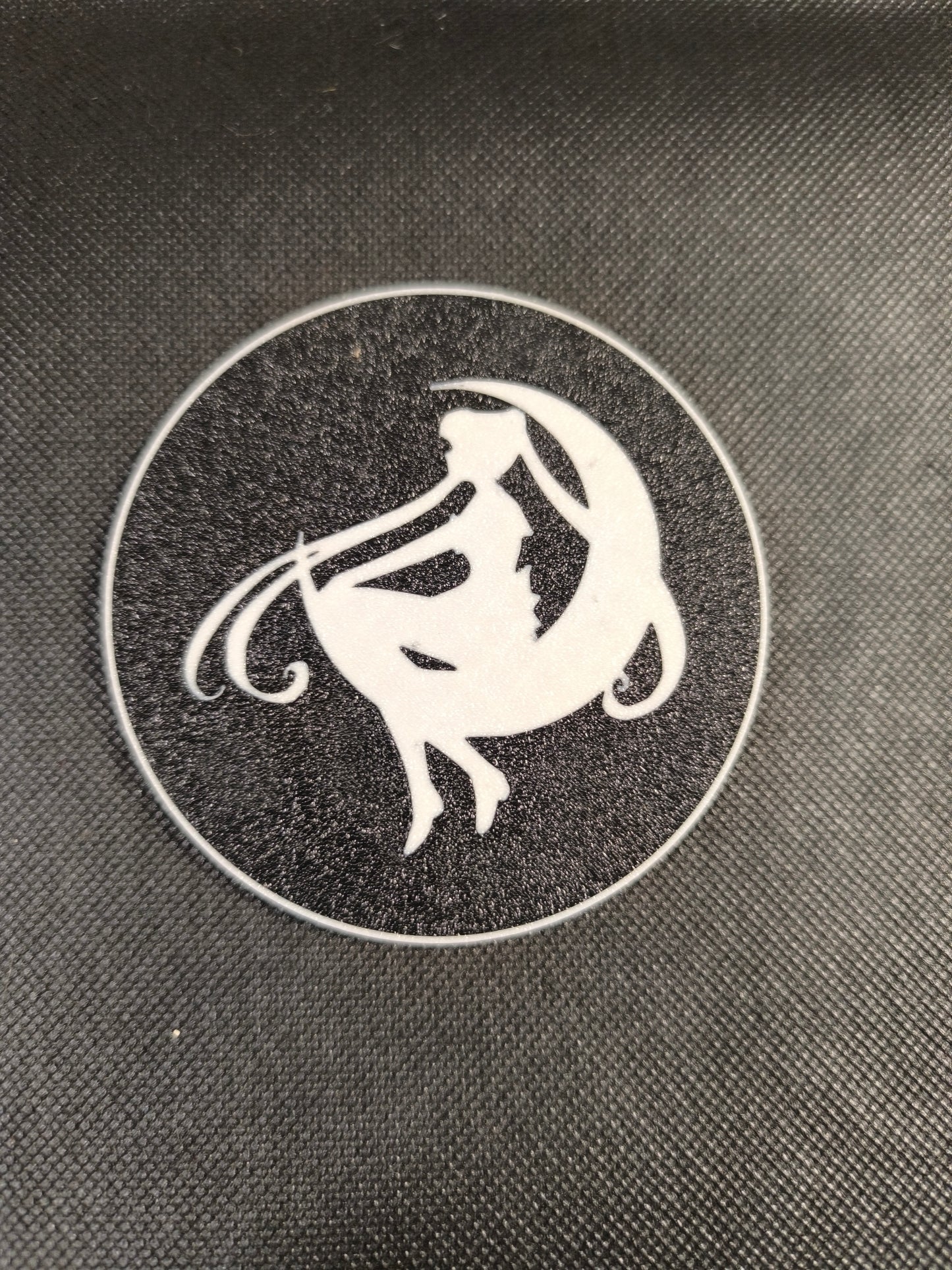 Dessous de verre " Guerrière de la Lune " 😺🌙