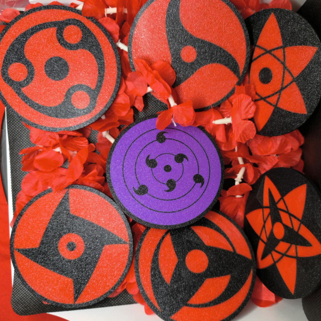 Dessous de verre " Pupilles de Ninjas "