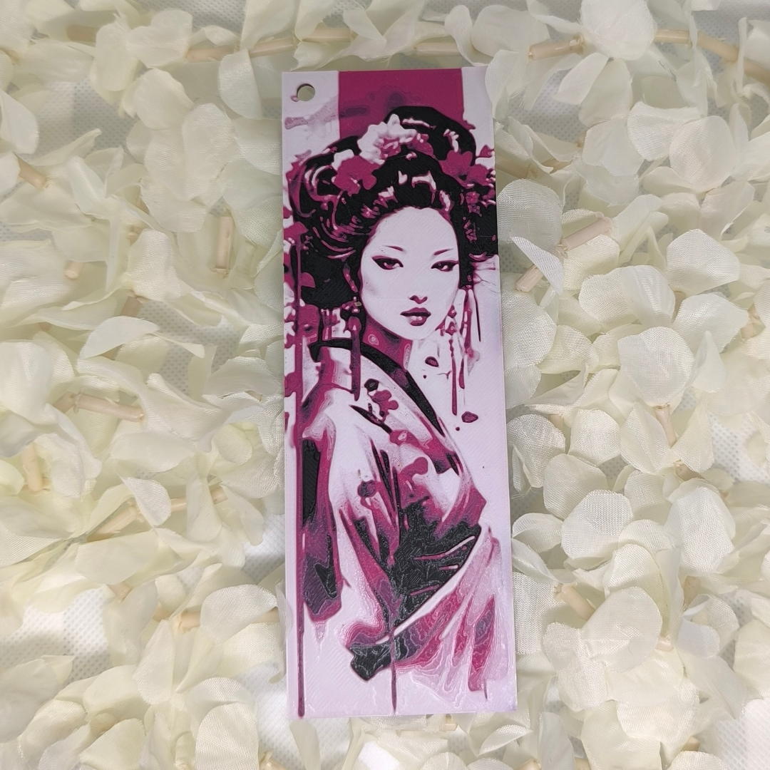 Marque-pages " Geisha "🎎🌸