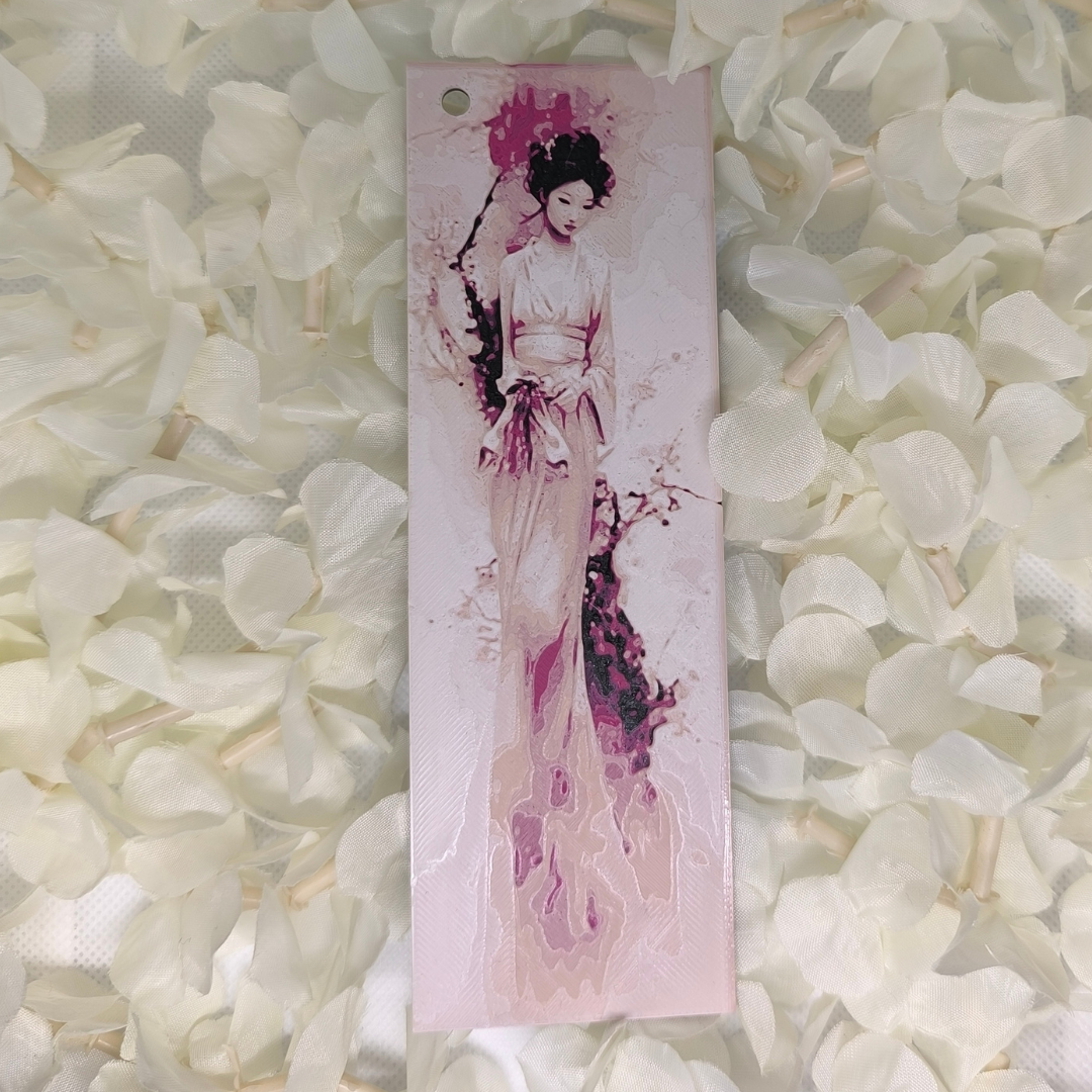 Marque-pages " Geisha "🎎🌸