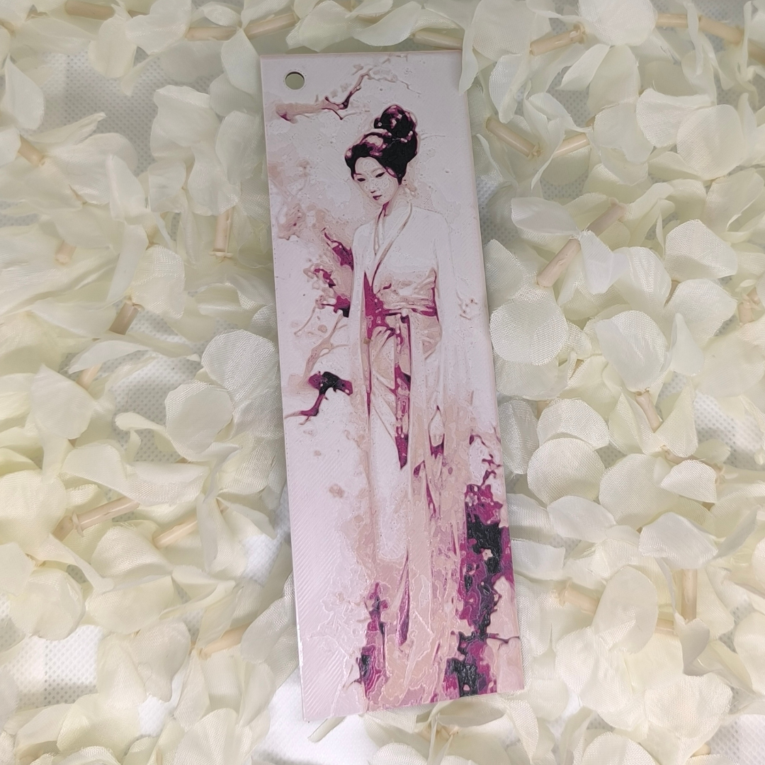 Marque-pages " Geisha "🎎🌸