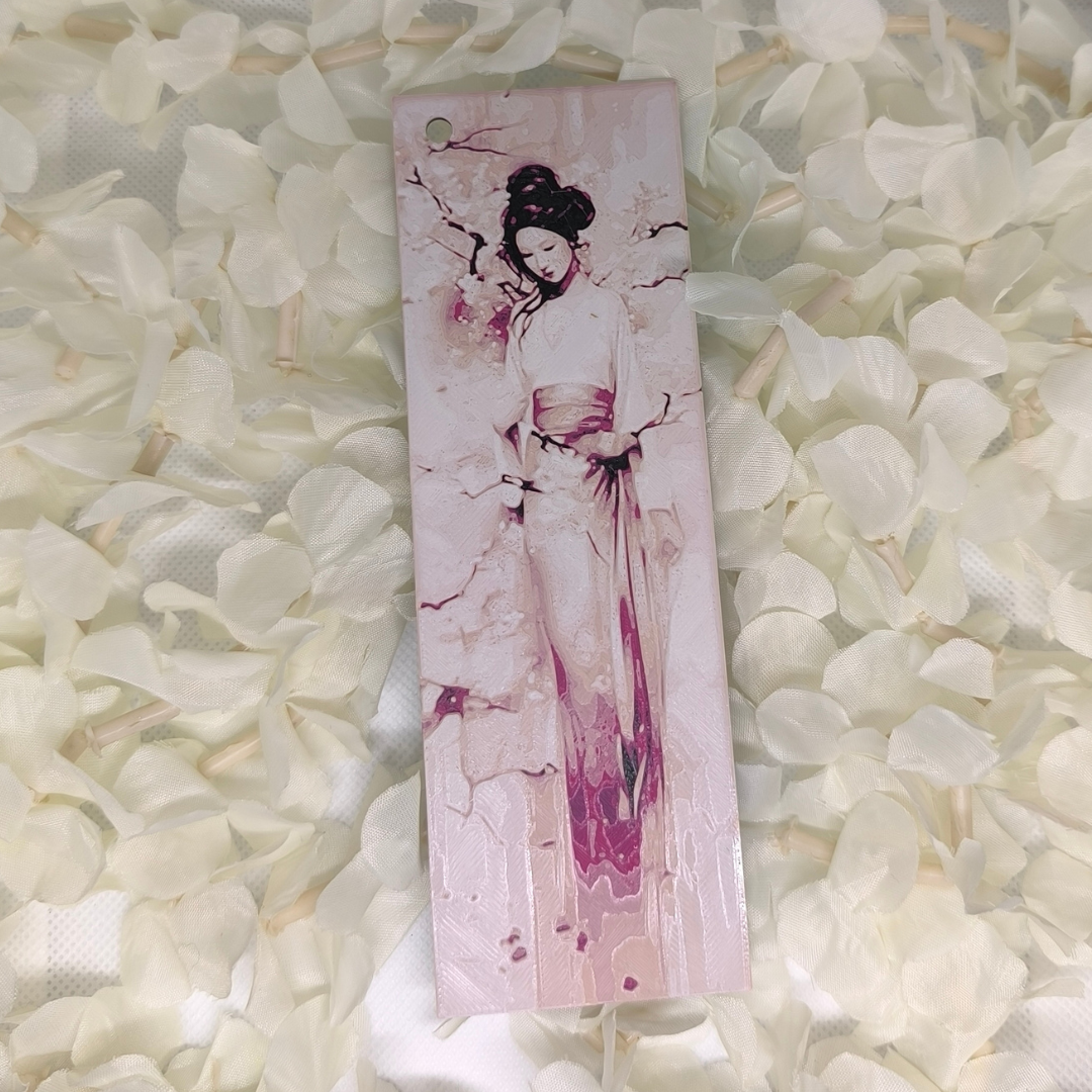 Marque-pages " Geisha "🎎🌸