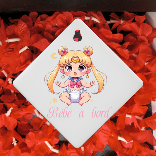 Bébé à bord " Guerrières de la lune " 🗡️🌙