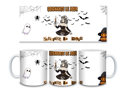 Mug Halloween " Spooky Nurse "