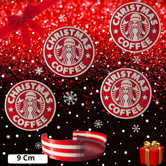 Dessous de verre " Cristmas coffee "