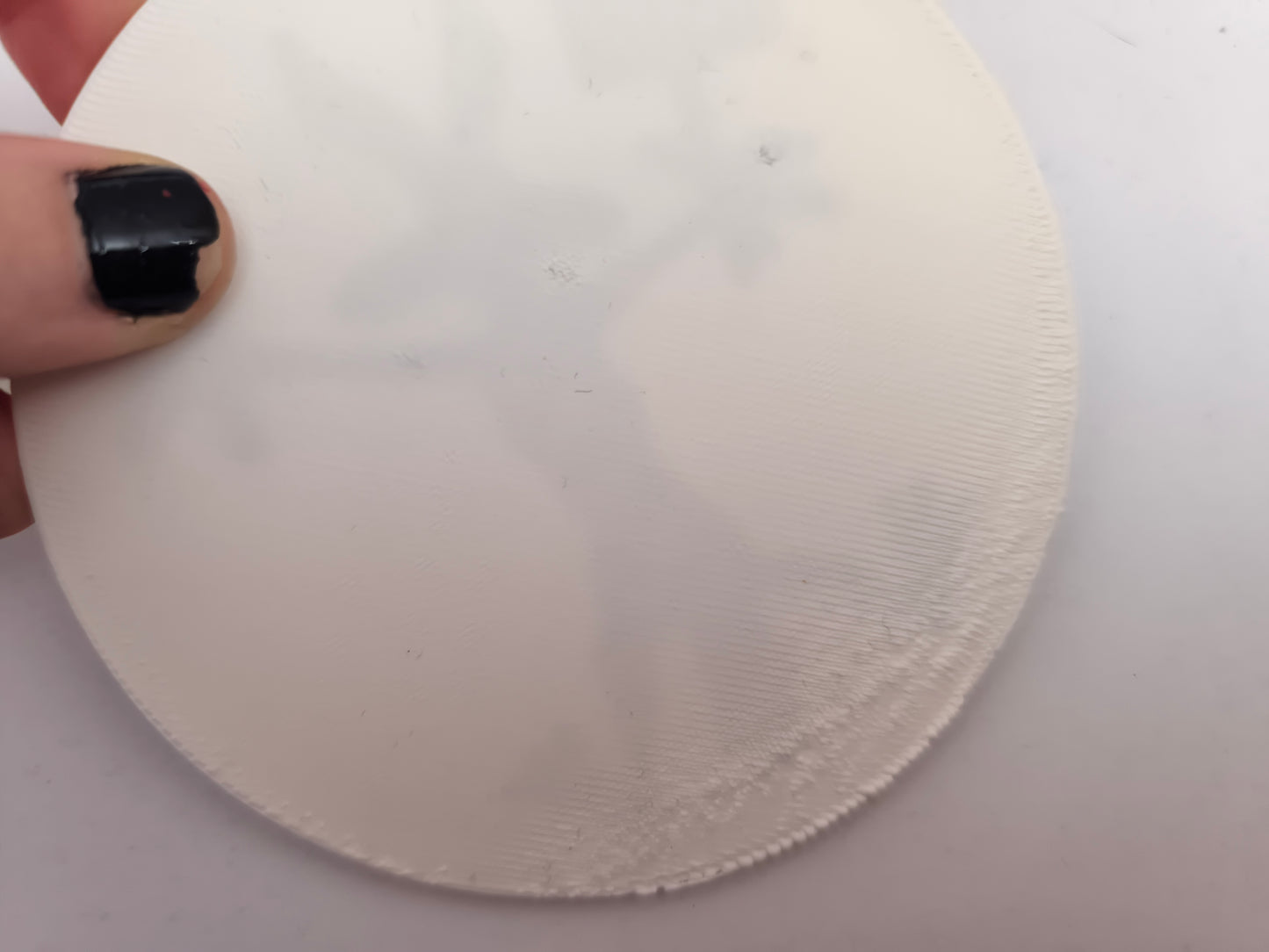 Dessous de verre imparfait